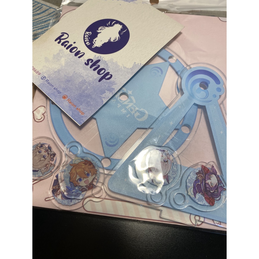Mô Hình Standee Acrylic Mica Vòng Đu Quay Genshin Impact siêu dễ thương