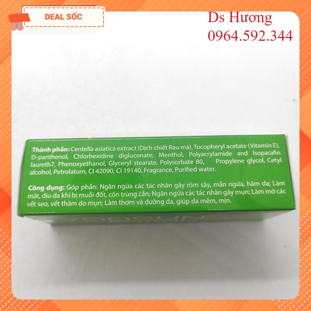 Kem Ngừa Mụn, Ngừa Thâm Yoosun Nghệ 25g , Rau Má 25g &50g, Yoosun Acnes