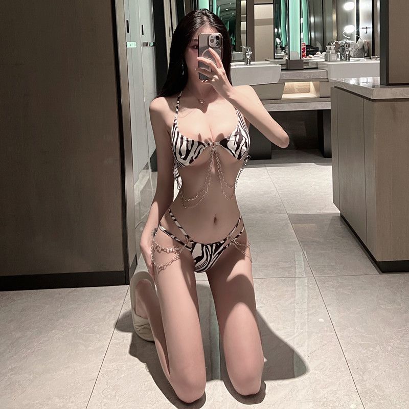 Bộ Bikini Hai Mảnh Phong Cách Âu Mỹ Thời Trang Quyến Rũ Cho Nữ