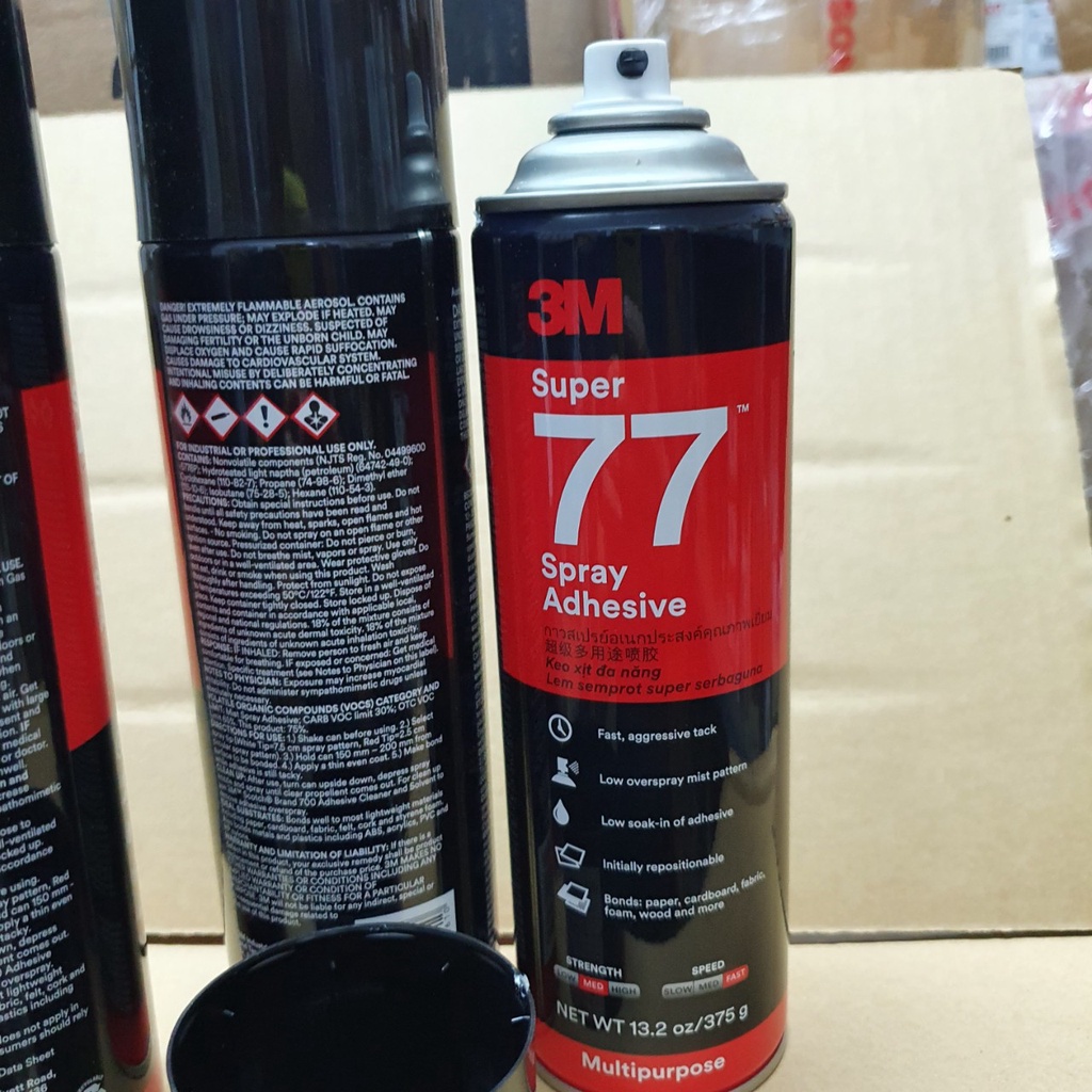Keo phun xịt đa năng chính hãng 3M super 77 - 375g