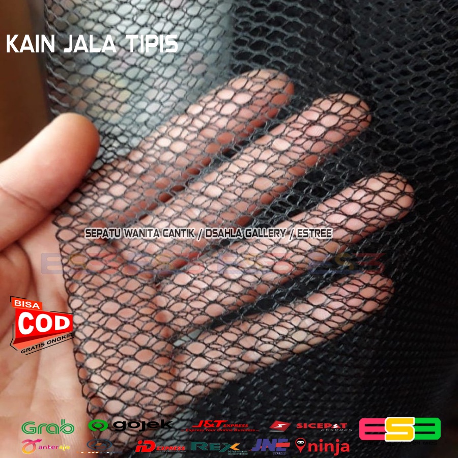 Cuộn Vải Lưới May Quần Áo 3Mm Chất Lượng Đen