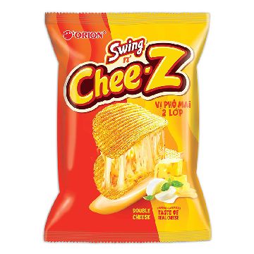 Bánh Snack Khoai Tây Swing Double Cheese Gói 56g - 8936036027877