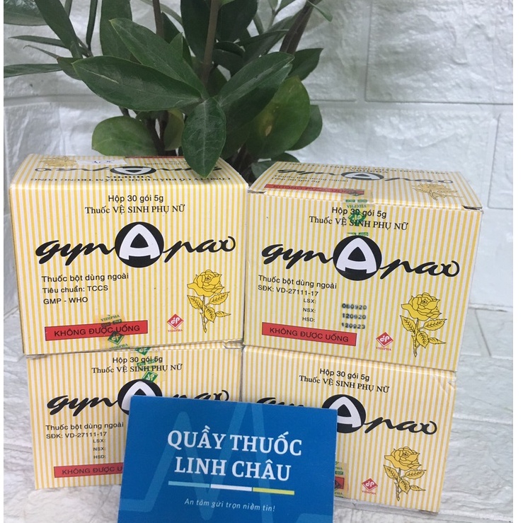 Bột pha dung dịch vệ sinh GYNAPAX