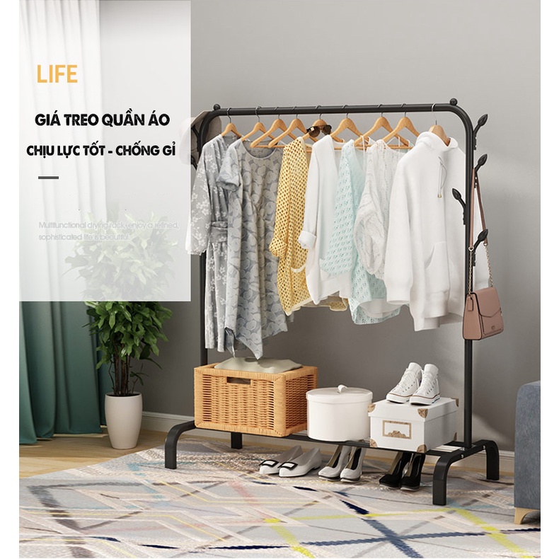 [Mã LIFE50KALL giảm 10% đơn 200K] Giá treo quần áo Cao cấp thép cac bon. (KCU01)