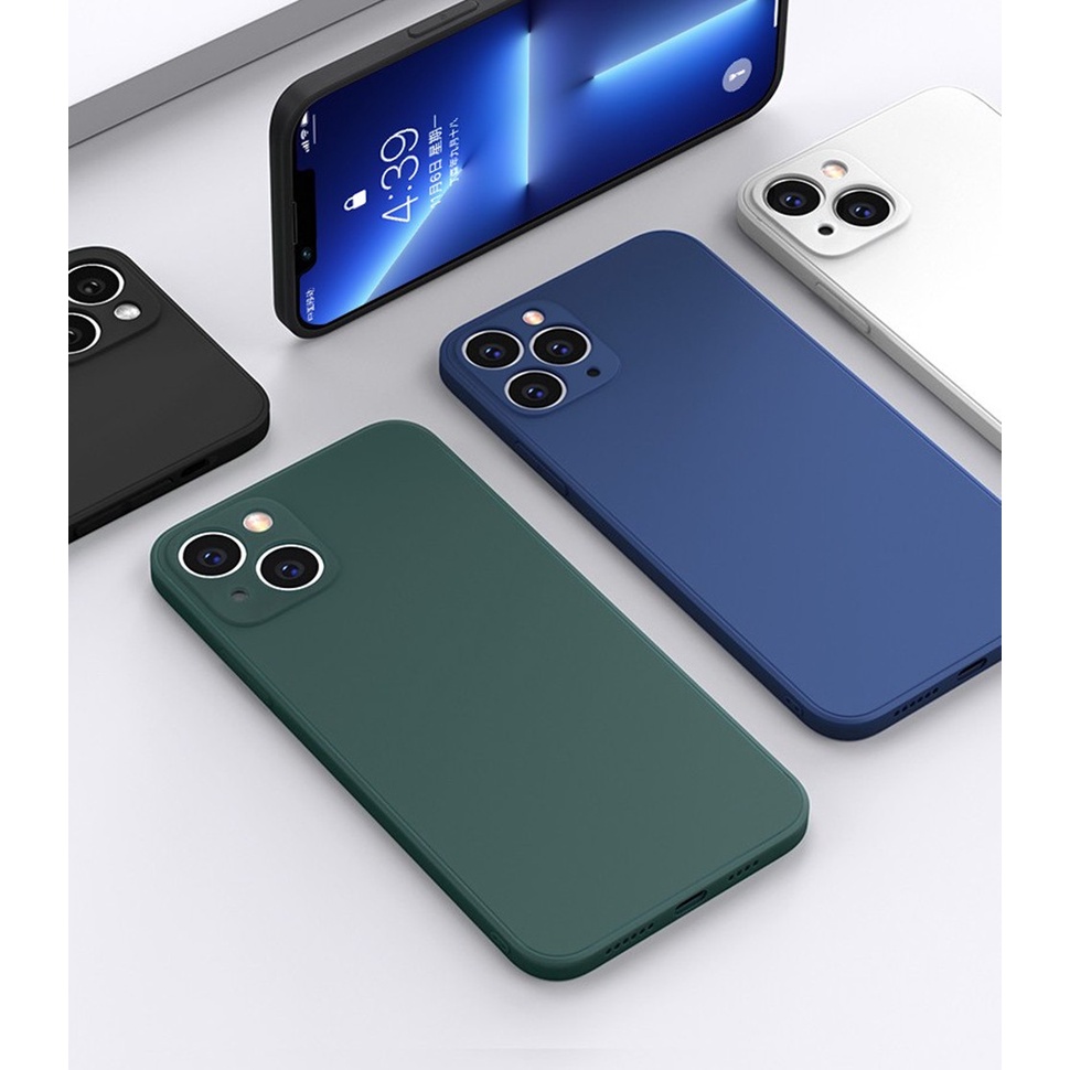 Ốp Điện Thoại Silicon Màu Kẹo Cho iPhone 13 Pro Max Mini 5G 2022