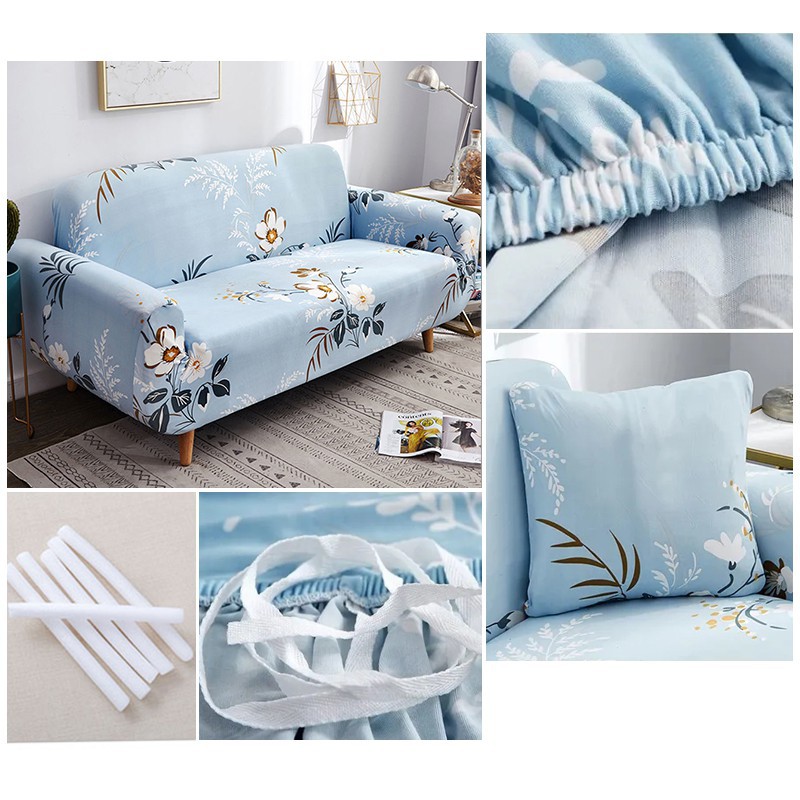 Nệm đàn hồi bọc sofa trọn gói bọc sofa phổ thông bốn mùa bọc vải da đa năng đệm sofa Bắc Âu đệm hiện đại đầy đủ