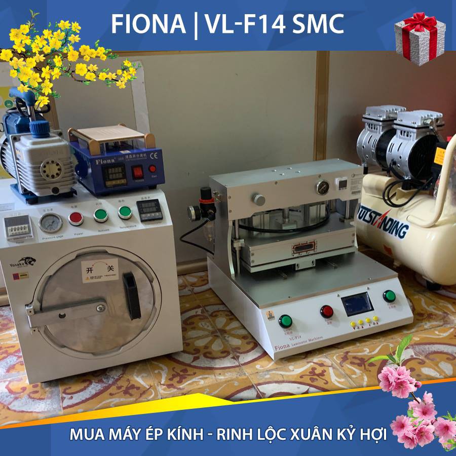 Bộ máy ép kính điện thoại Fiona F14 G-009