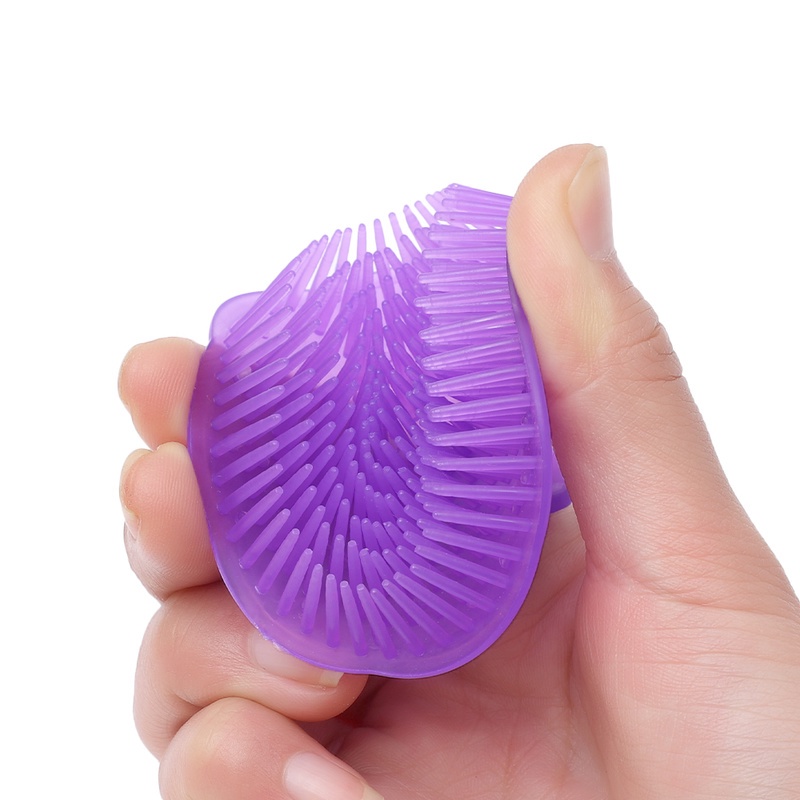 1 Lược Tròn Mini Mát Xa Da Đầu Khi Tắm Mềm Mại