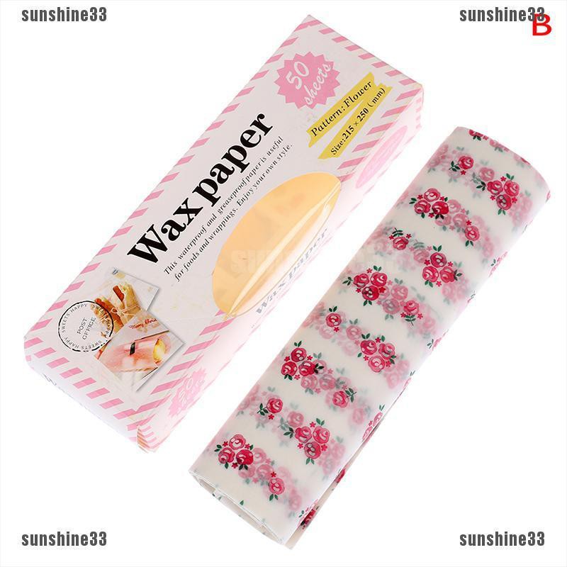 Set 50 Giấy Gói Bánh Mì / Bánh Mì Sandwich Tiện Dụng