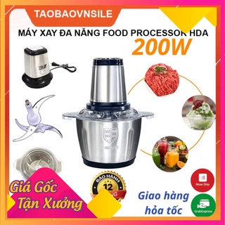 Máy Xay Thịt FOOD PROCESSOR HDA Cối Inox Đa Năng Dao 4 Lưỡi - Dung Tích 2 lít - MACA COMPANY phamthuylinh611807