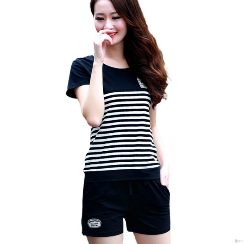 Set áo tay ngắn + quần phối túi