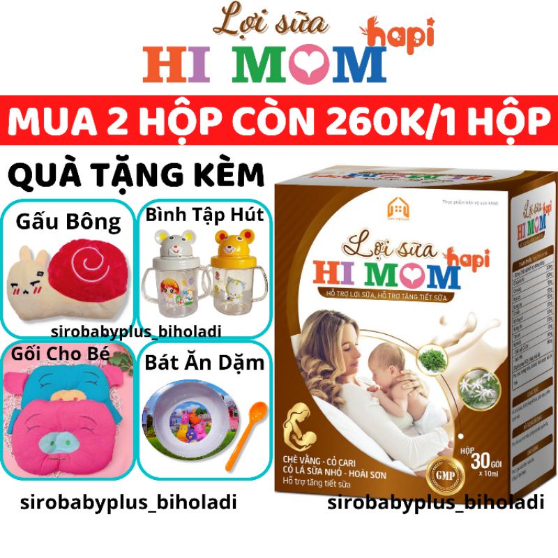 Lợi Sữa Hi Mom - Giúp Thông Tắc Tia Sữa, Mát Sữa