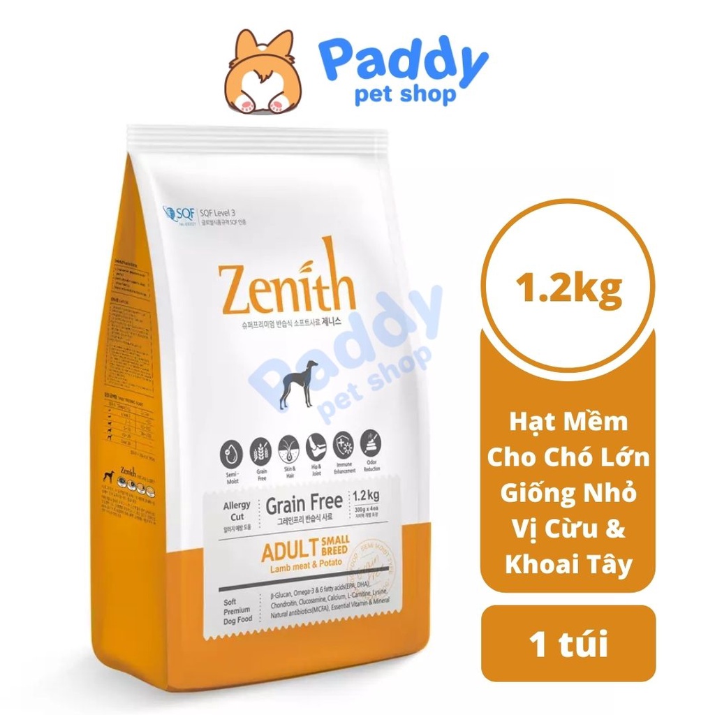 Hạt Mềm Zenith Adult Cho Chó Trưởng Thành