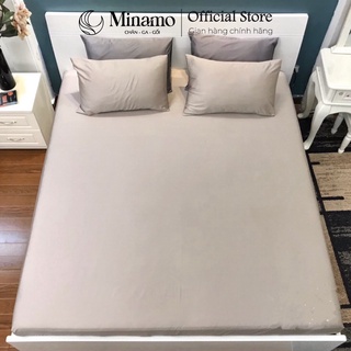 Bộ Vỏ Ga Gối Tencel 80s Minamo A04 Siêu Mềm Mịn, Thoáng Khí, Kháng Khuẩn, Bảo Vệ Da - Bảo Hành Chính Hãng Minamo