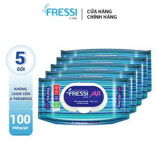 Combo 5 Khăn ướt Fressi Care All 100 tờ