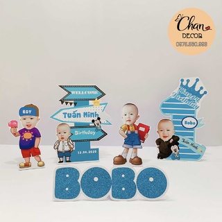 Hình Chibi Dựa Số Tuổi Sinh Nhật Cho Bé
