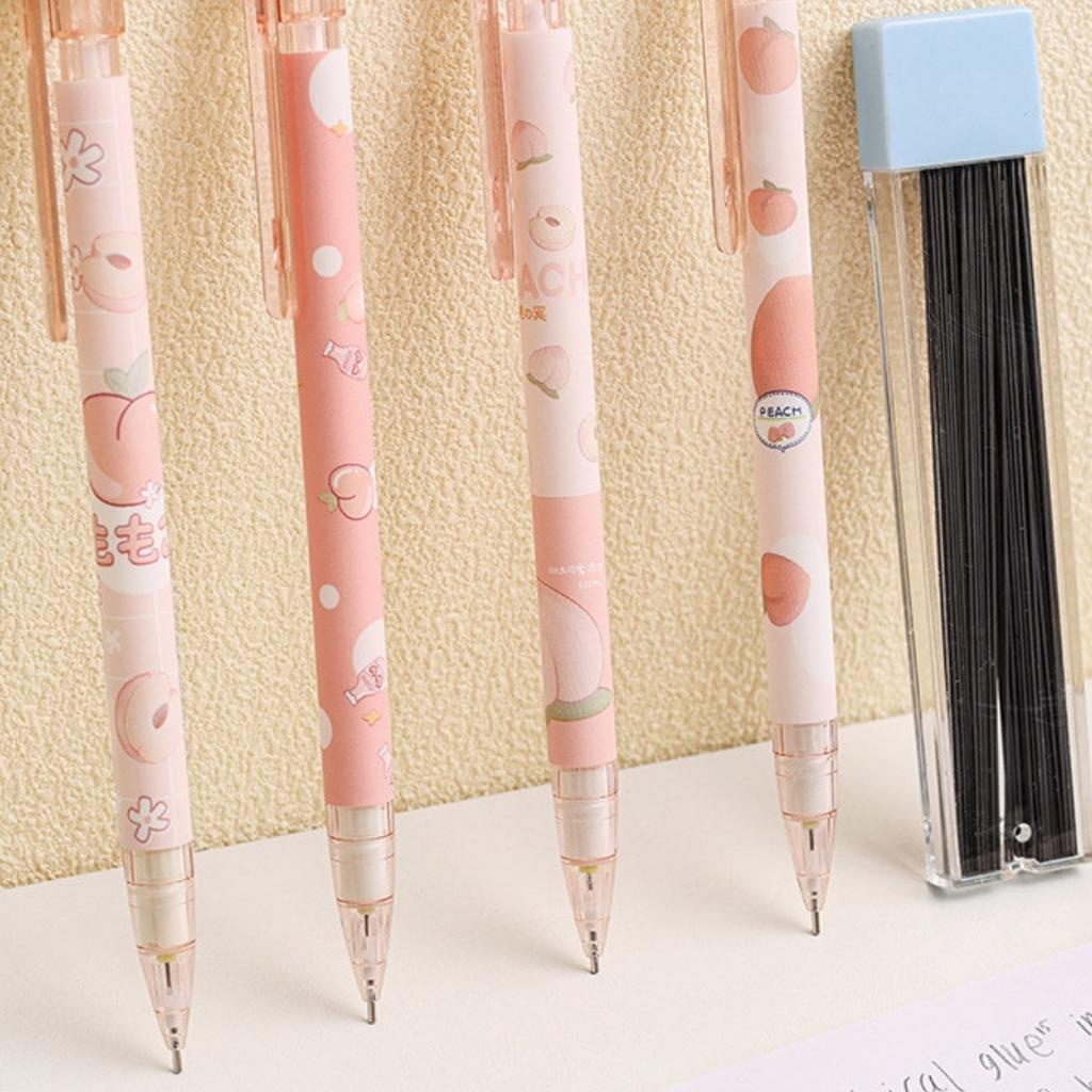 Bút Chì Kim Bấm Cute EDUSKY Sáng Tạo Dễ Thương Cho Học Sinh Văn Phòng