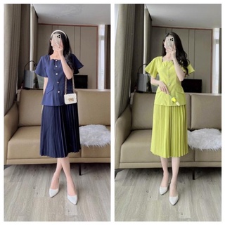 Set dập li túi chéo tay xoè siêu xinh