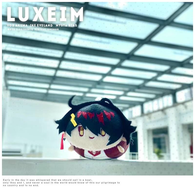 Ag Luxiem Móc Khóa Búp Bê Nhồi Bông Anime Mysta Ike NIJISANJI Vtuber