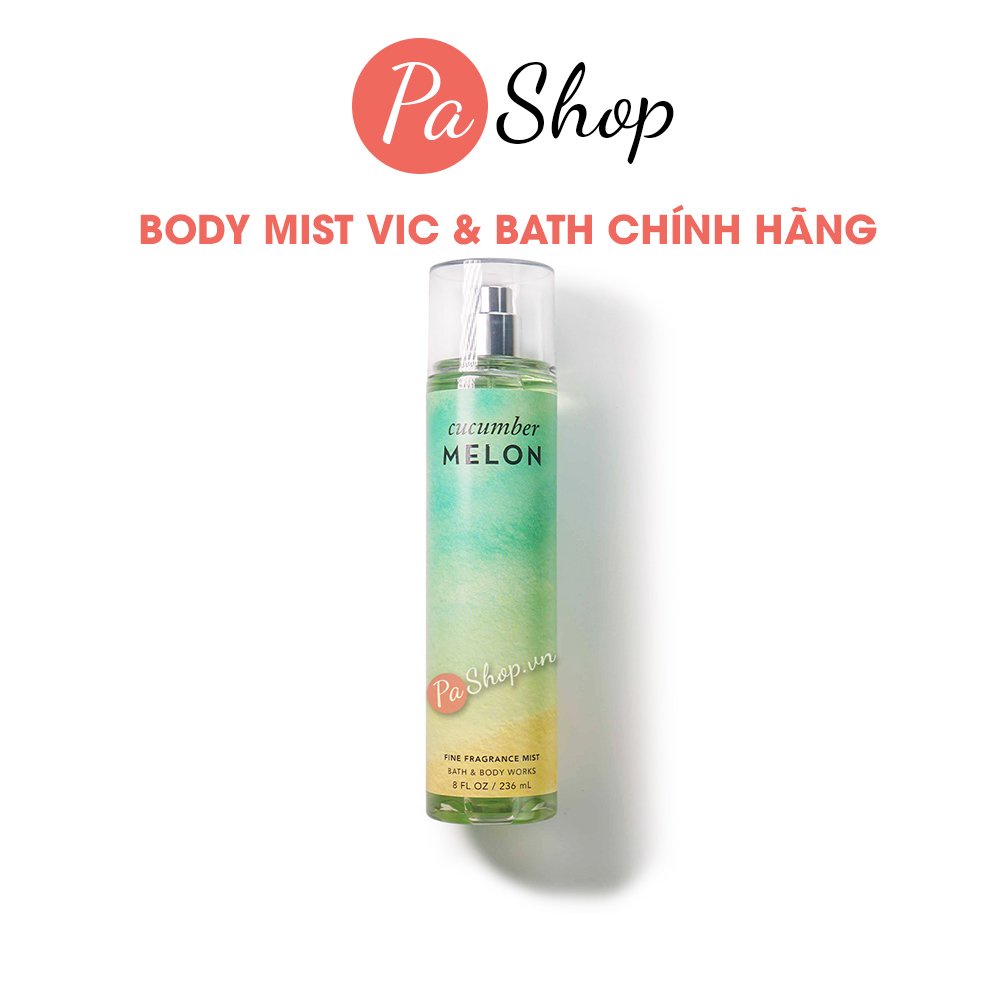 Xịt thơm body mist Cucumber Melon