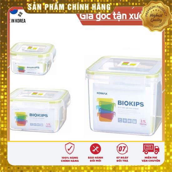 Hộp nhựa đựng thực phẩm vuông cao cấp Hàn Quốc KOMAX BIOKIPS