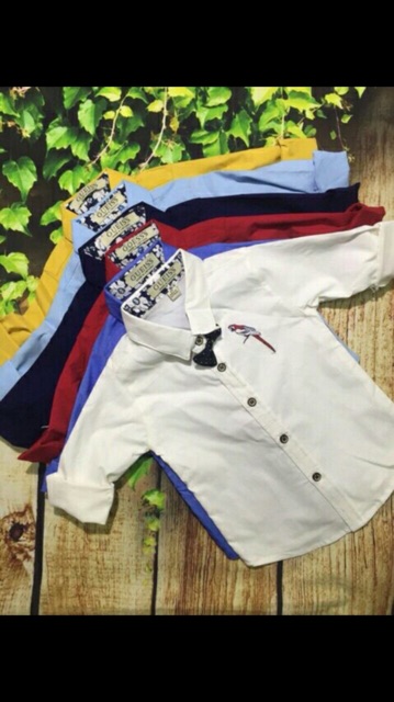 [ XẢ HÀNG ]Áo sơ mi dài tay bé trai, chất cotton đẹp, mát, mịn, cực co dãn