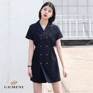 Váy đầm cổ vest