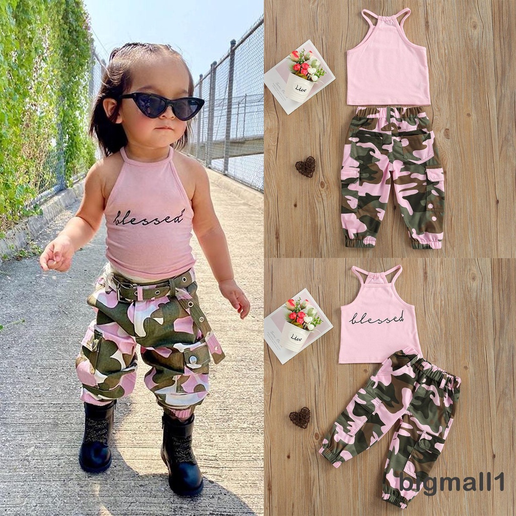 Set đồ 2 món họa tiết rằn ri phong cách năng động dành cho bé gái