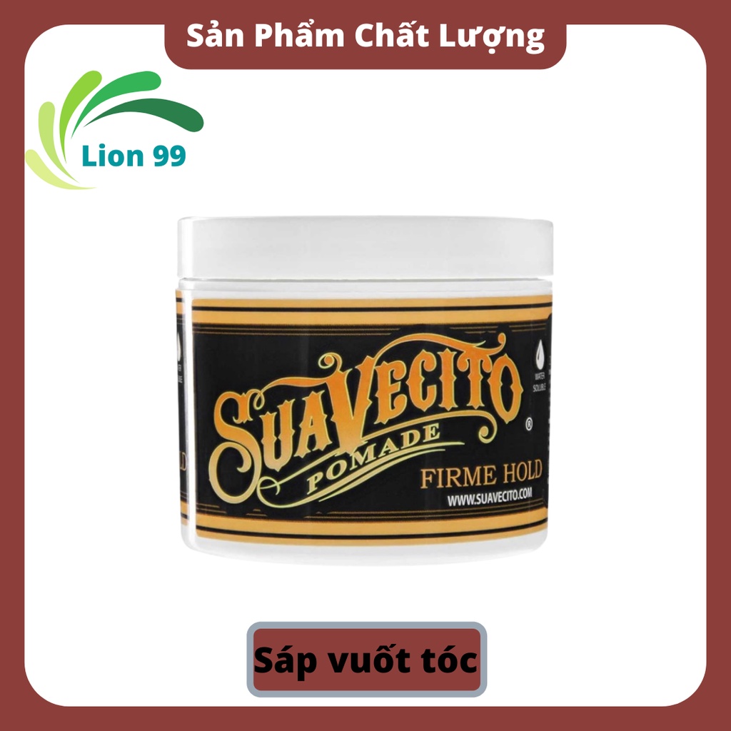 sáp vuốt tóc tạo kiểu tóc undercut bóng mượt Suavecito Firme Hold Pomade