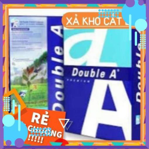 1 gam giấy A4 DOUBLE A định lượng 70.