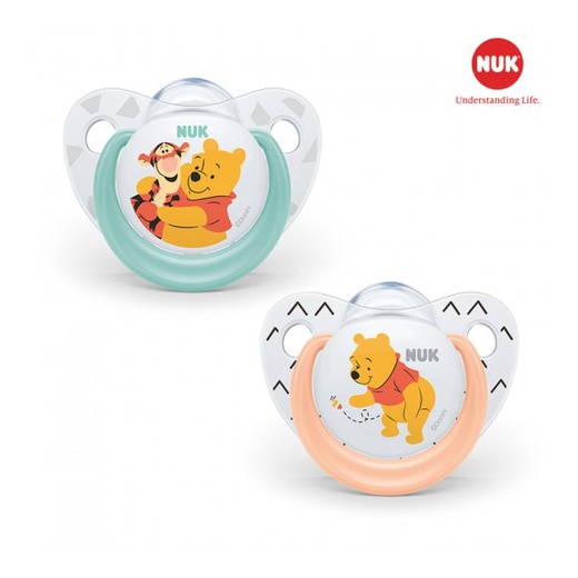 BỘ 2 TI GIẢ NUK SLEEPTIME SILICONE (DISNEY)