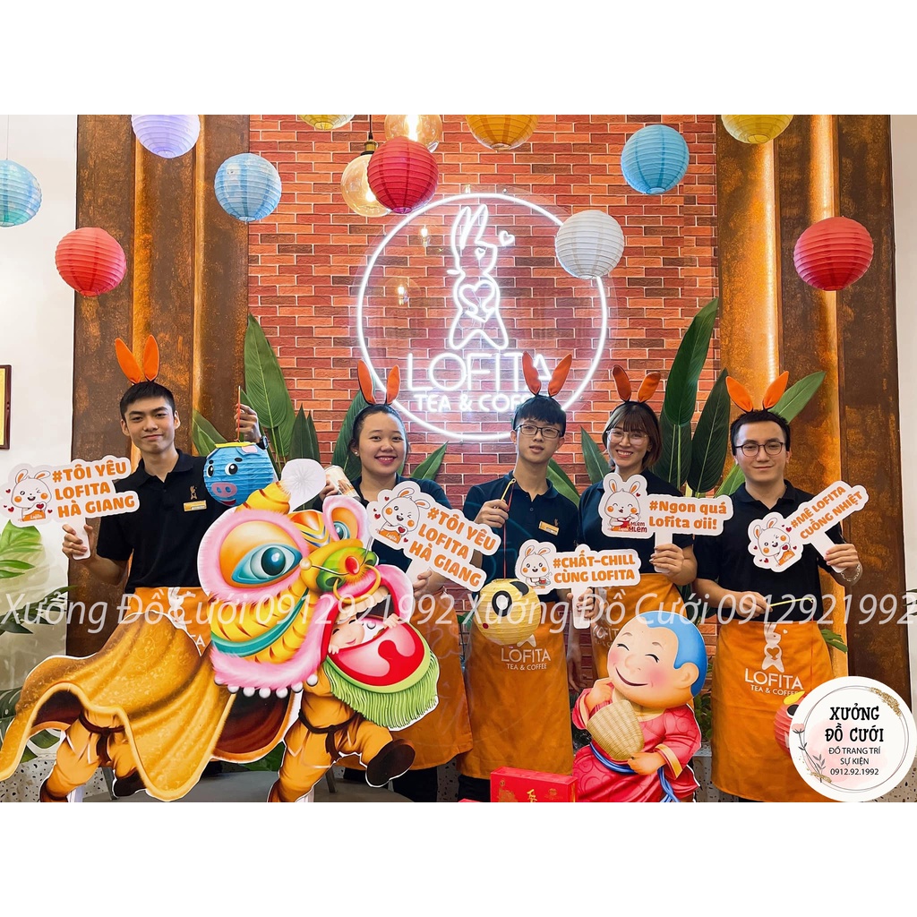 🏮 Đèn Lồng Vải Lụa Size 20cm Trang Trí Trung Thu 🏮