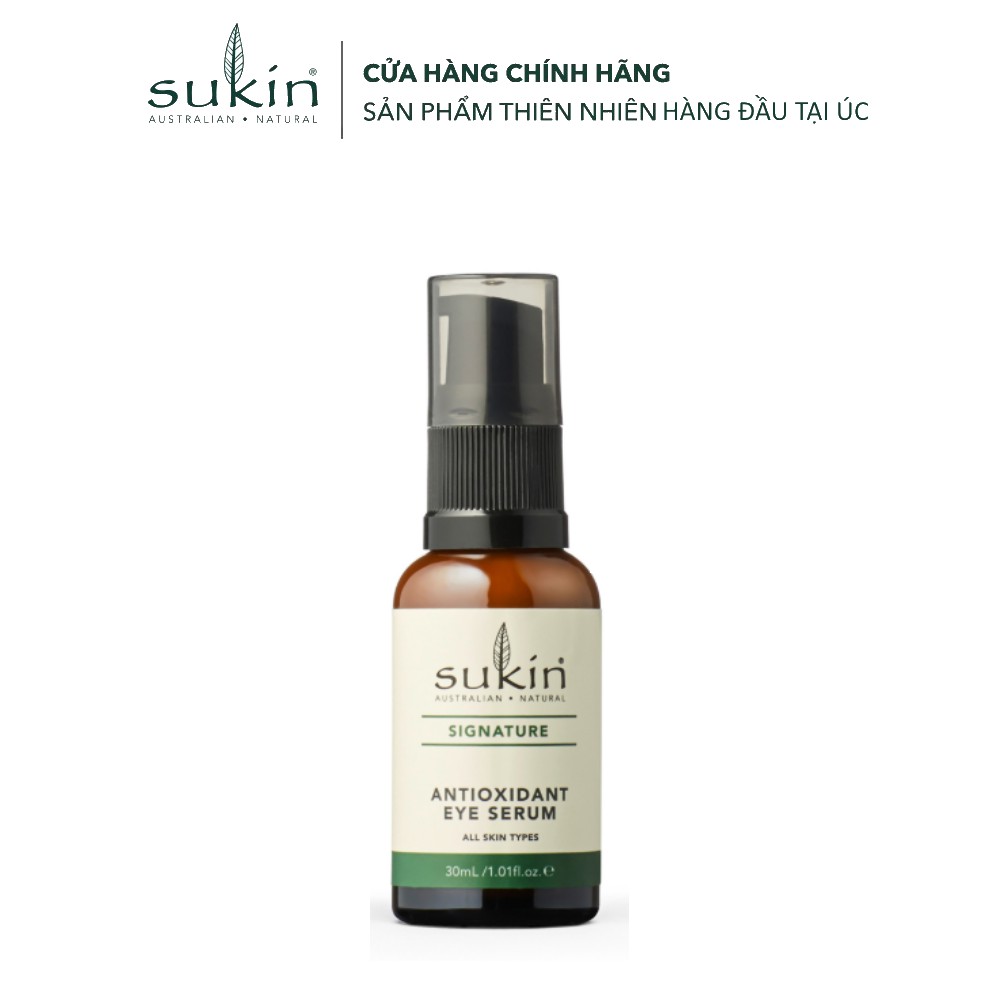 Serum Ngừa Bọng mắt nếp nhăn Vùng Mắt Sukin Antioxidant Eye Serum 30ml