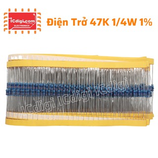 [500pcs] Điện trở 47K 1/4W 1%