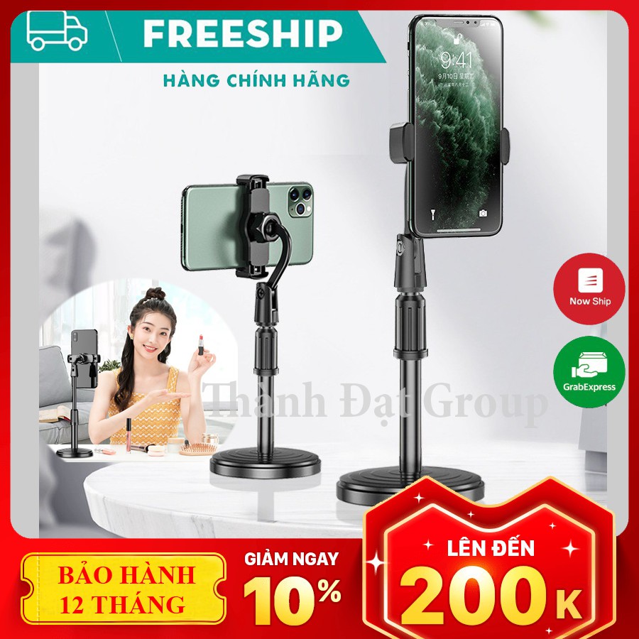 Giá Đỡ Điện Thoại livestream xem video Ổn Định Xoay 360 Độ dùng để Quay Phim Ghi Hình Đa Dụng - mẫu mới