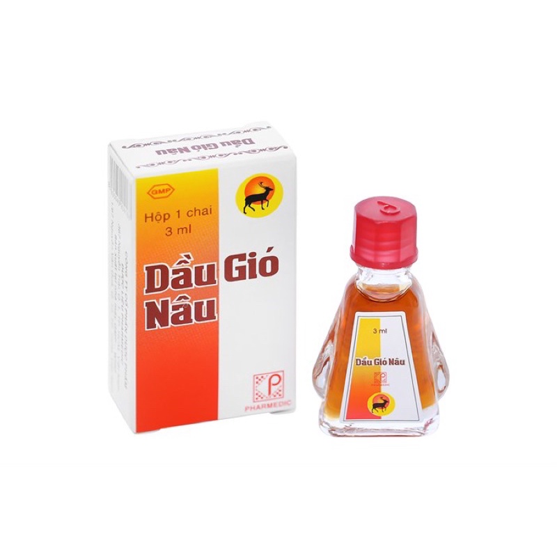Dầu Gió Nâu ( 10 ml - 3 ml )