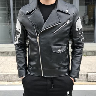 (tạm hết hàng) Áo khoác da biker cá tính hiệu Philipp Plein