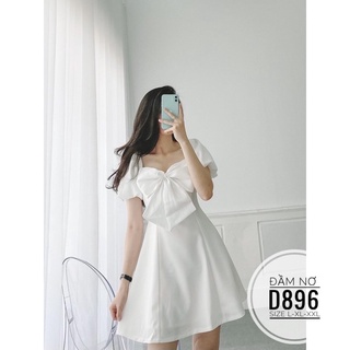 Bigsize đầm nơ ngực 2 màu 55-95kg