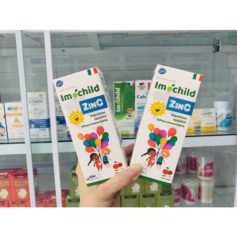 Imochild Zinc-Giúp trẻ ăn ngon, Tăng cường hấp thu dưỡng chất