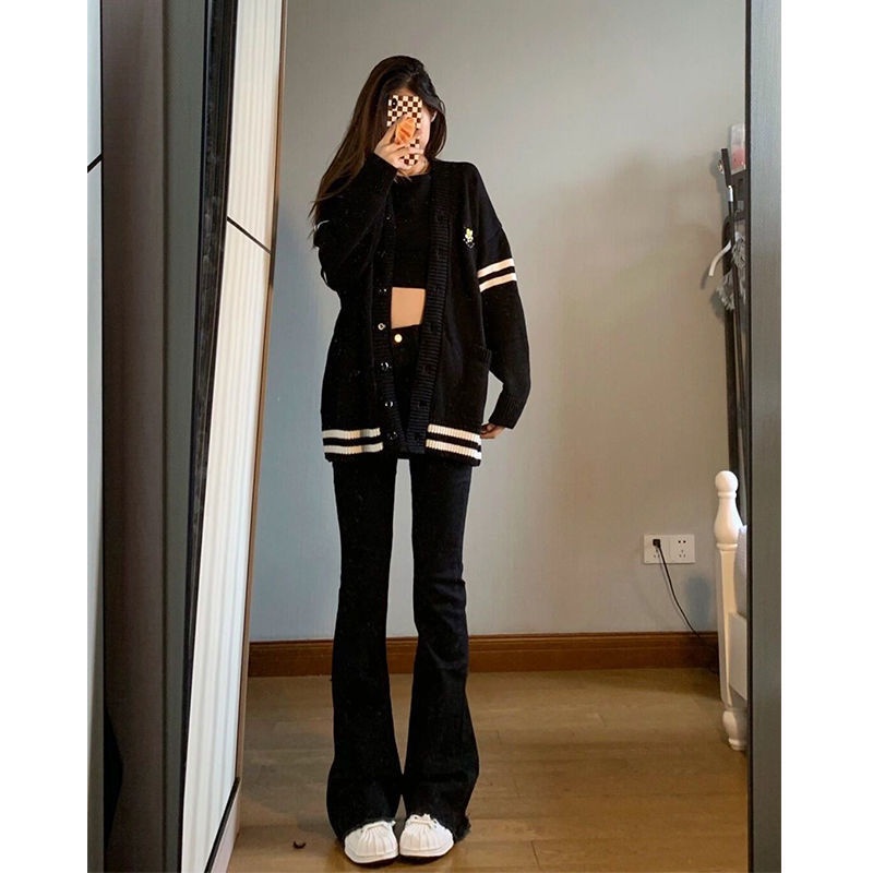 Quần Jean Lưng Cao Phong Cách Hàn Quốc Thời Trang Cho Nữ