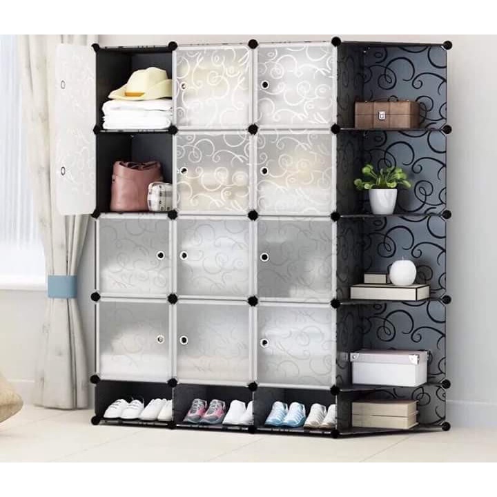 TỦ 20 NGĂN NHIỀU MẪU - Mã 12NGX Cao 165cm, rộng 148cm, sâu 47cm