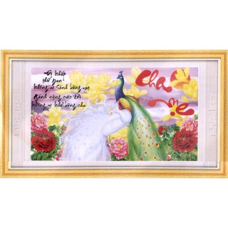 Tranh Đính Đá ABC 3D Đi Khắp Thế Gian Không Ai Sánh Bằng Mẹ YN5054 (KHÁCH TỰ ĐÍNH) KT:88X51CM