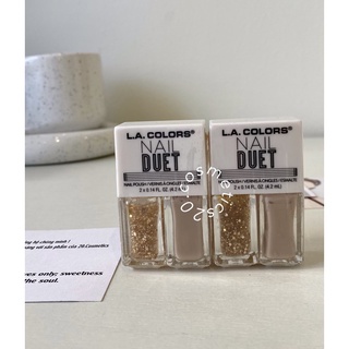Sơn móng L.A. Colors - Nail Duet Polish - PB&J