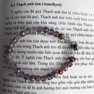 Vòng tay màu tím cắt giác