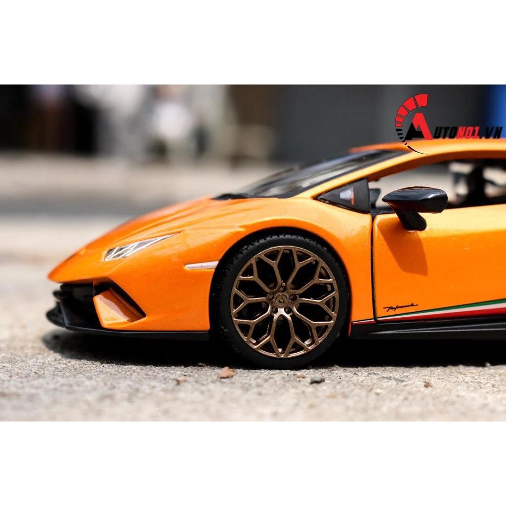 MÔ HÌNH LAMBORGHINI HURACAN PERFORMANTE ORANGE 1:24 BBURAGO 5725