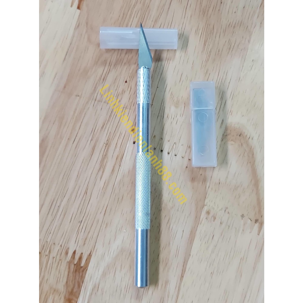 Bộ dao trổ hợp kim jy1001 màu trắng kèm 6 lưỡi dao mới ! Dụng cụ hỗ trợ sửa chữa bo mạch,