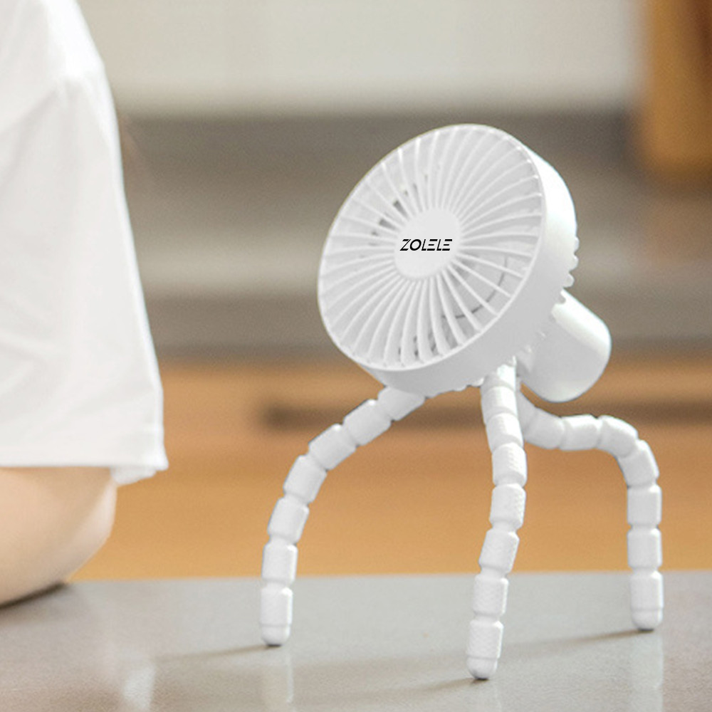 Quạt mini Bàn Mini Zolele -Quạt xiaomi zolele cầm tay Quạt xe đẩy di động Quạt cho bé