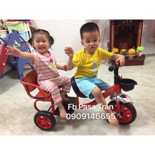 Xe đạp đôi ba bánh- xe đạp xích lô hai ghế