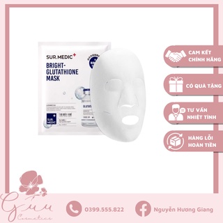 Mặt nạ trắng da chuyên sâu Sur.Medic Bright Glutathione Mask