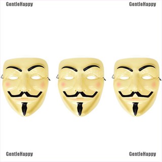 Mặt Nạ Hóa Trang Anonymous Hacker Vendetta Guy Cho Người Lớn Dịp Halloween